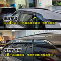 【JP嚴選-捷仕特】豐田最新六代RAV4專用 晴雨窗 六片式 遮雨 通風 日規_5