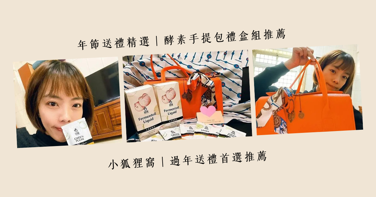 年節送禮精選|酵素手提包禮盒組推薦