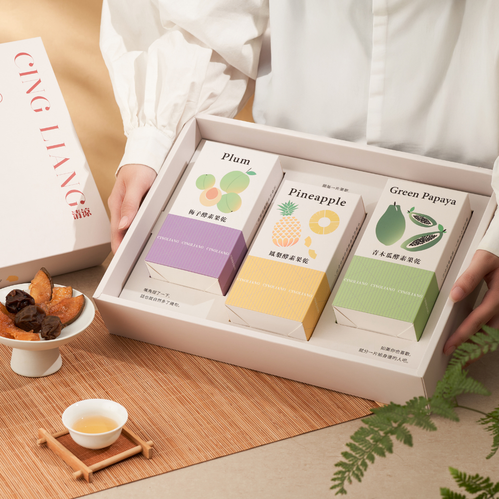 【新年禮盒】梅子、青木瓜、鳳梨果乾 禮盒組