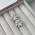 木耳花邊紋理耳環S925_4