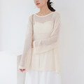 編織蝴蝶結外罩衫(長款)_5