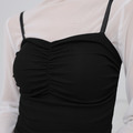 胸前抽皺細帶bra top_7