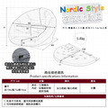 格紋北歐風多用途記憶舒適懶骨頭_8