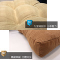 傑瑞日式方格舒適坐墊/沙發墊/靠墊_2