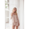 S1- Blush Glow 柔緞蕾絲長袖短褲睡衣組-L_13