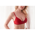 B9- Valentine Red 蕾絲小爆乳無鋼圈內衣- 32C_1