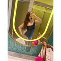 S1- [中強度] Tropical Babe 斜肩微辣塑身連身泳衣 &ndash; 迷霧藍only -M_11