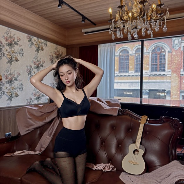 B2-[ 高強度] Tummy Control 中腰包臀馬甲內褲 （松露黑/ 蜜糖膚/ 燕麥膚）