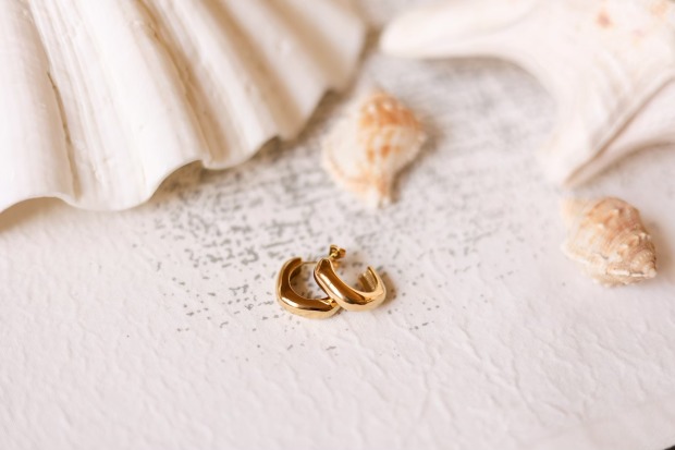 J3- Flow C 流線C 天天Hoop 耳環