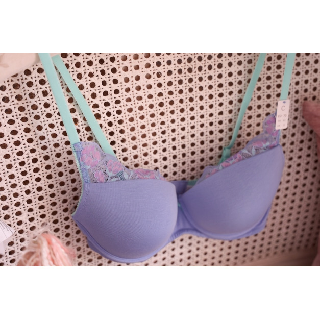 A6- 薰衣草Breathable 輕盈呼吸集中內衣 -32C