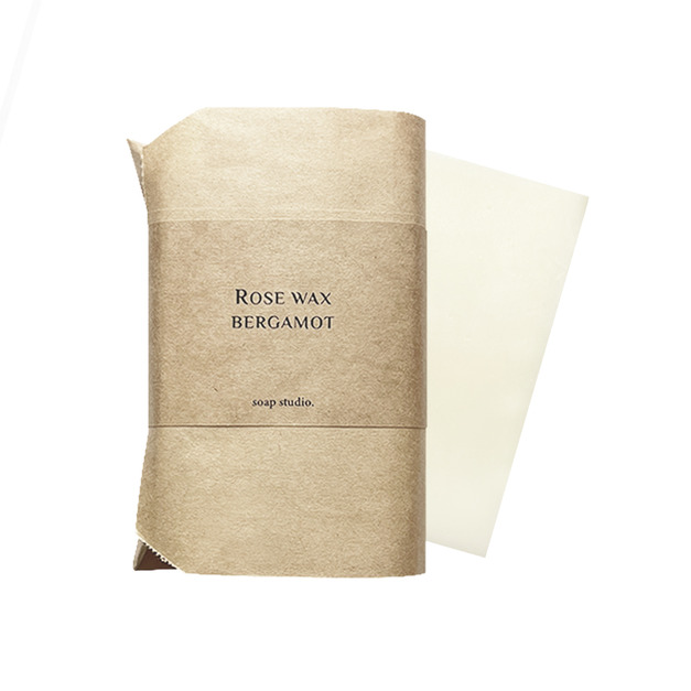 天然花蠟皂 - 玫瑰花蠟．佛手柑．天竺葵．淡雅清香細緻潔面