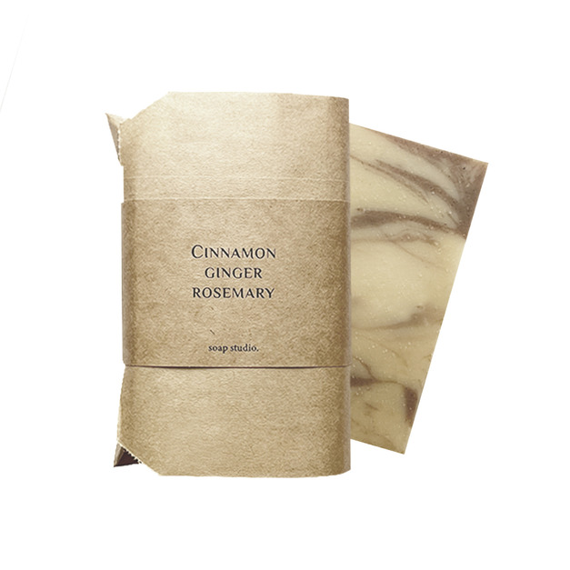 複方精油皂 - 肉桂．薑．迷迭香．溫暖活絡木質辛香