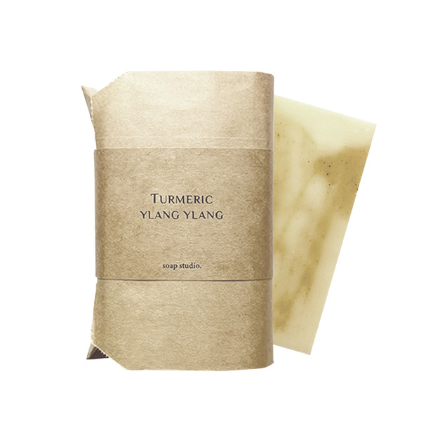 複方精油皂 - 薑黃．依蘭依蘭．鼠尾草．舒緩疲勞放鬆神經
