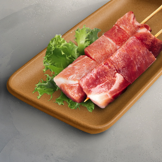 【 香烤豬系列 】梅花豬肉串300g  豬肉水蓮串350g