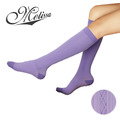 時尚彈性小腿襪-薰衣紫