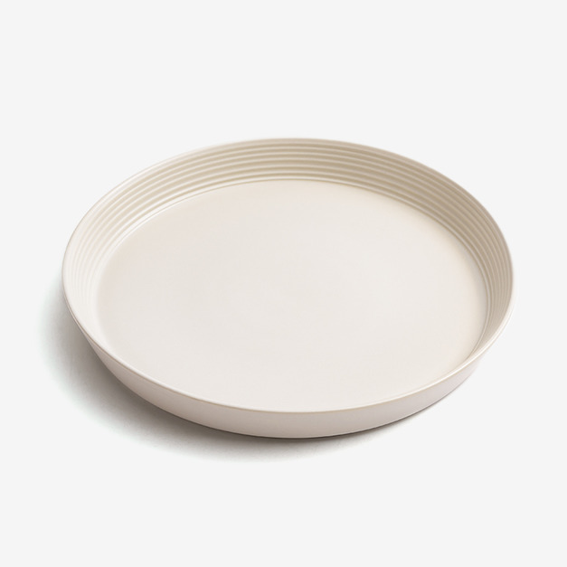 24.5cm 陶瓷淺盤｜奶油白｜單品 +$580