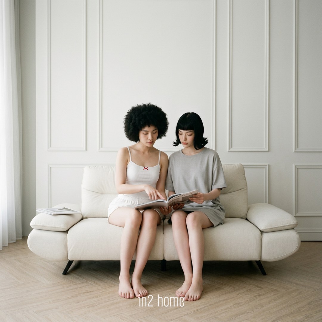 幽浮沙發 SOMI 小美 看雜誌