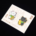 招財貓招福貓別針組_1