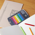 日本迷你名片型色鉛筆組(附贈空白札記)_1