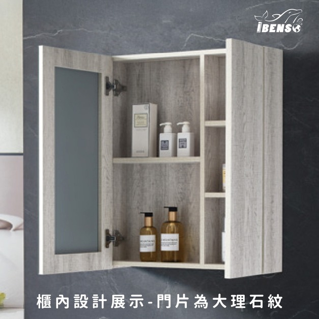 『iBenso 旗艦館』浴室鏡浴櫃 IB-076R