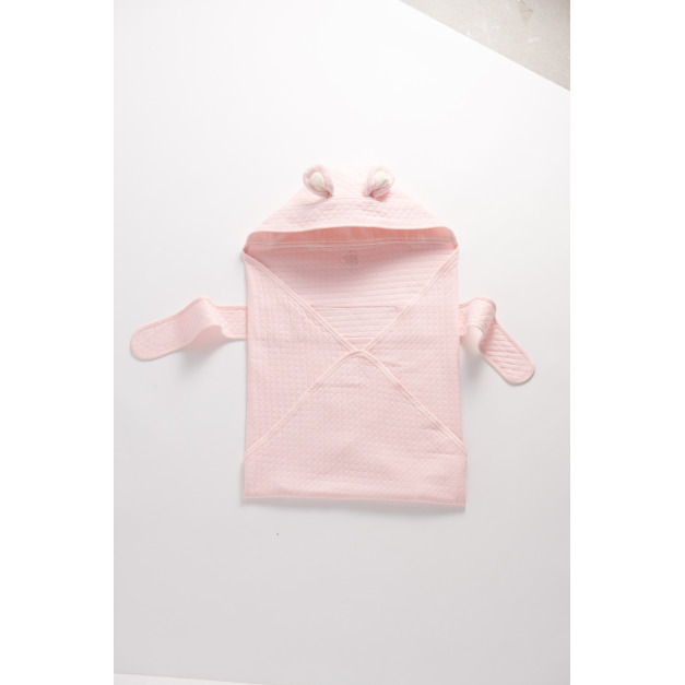 立體熊耳朵薄包巾