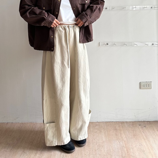 沒有腰圍限制的工裝褲