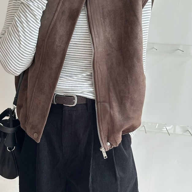 麂皮泡芙背心（小隻女孩推薦）