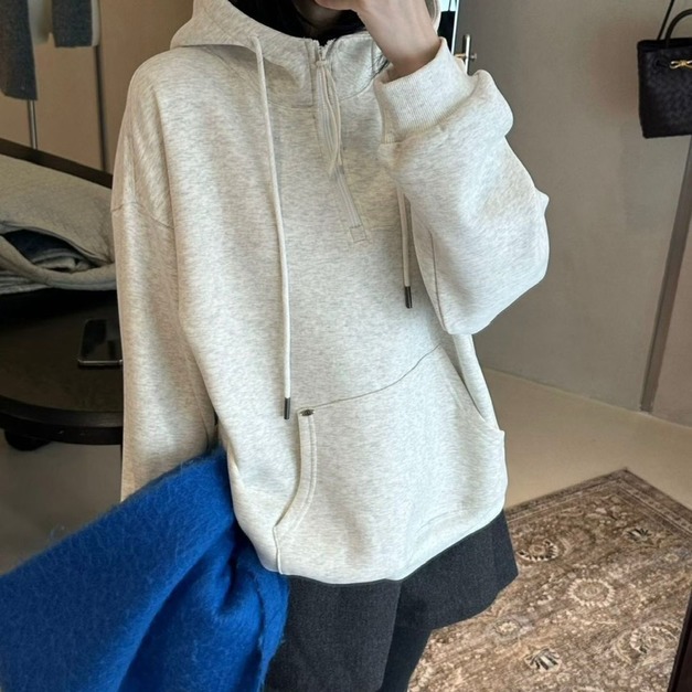 超級熱賣款 連帽拉鍊大學Ｔ