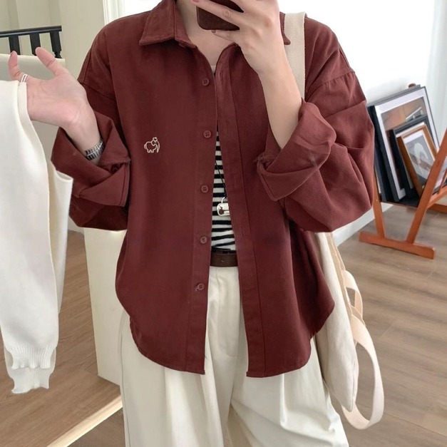 刺繡LOGO挺版襯衫