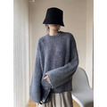 柔霧雲感寬鬆毛衣_1