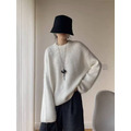柔霧雲感寬鬆毛衣