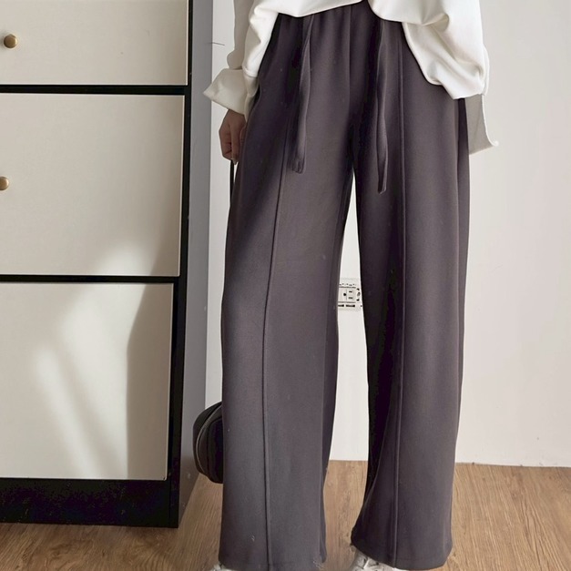 磨毛中線長褲（小隻女也可以）