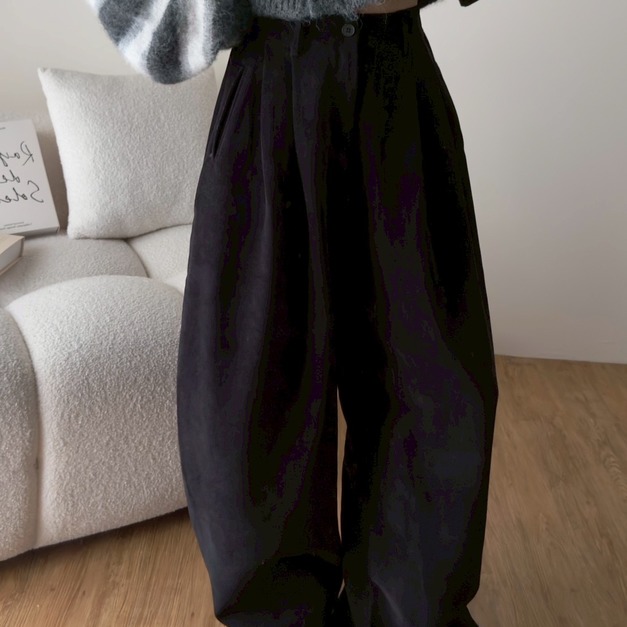 果泥繭型西裝褲