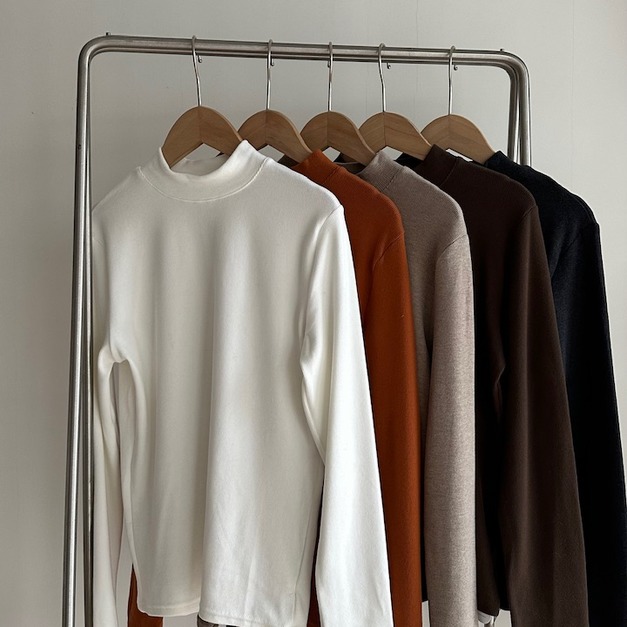 超級舒服彈力超大 立領上衣