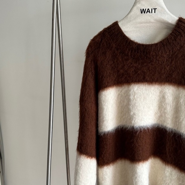 條紋海馬毛上衣(皮膚敏感者要買）