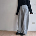 口袋設計蕨型棉褲_2