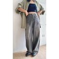 萬年不敗灰直筒寬褲_1