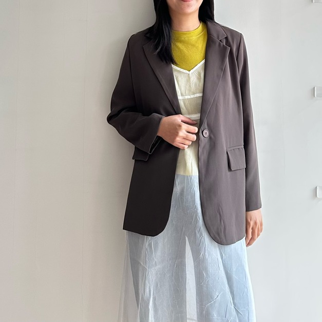 正常版後開衩西裝外套（小隻女孩推薦）