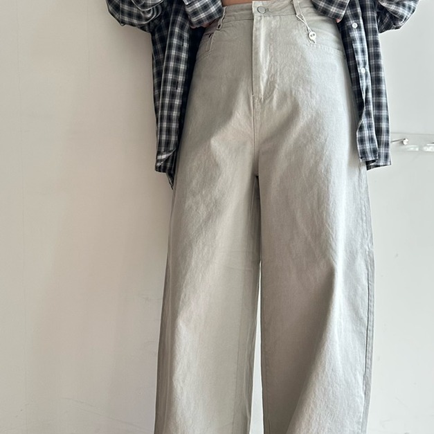 夏天可以的薄款水洗彎刀褲