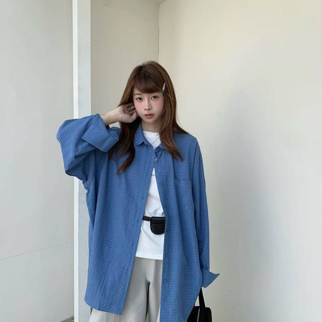 夏天可以凉感棉麻大版襯衫