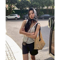 版型極好A字車線四分褲_12