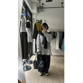 後鬆緊直條錐形西裝褲（小隻女可以）_2