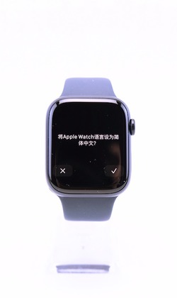 【二手】Apple Watch S8 GPS/45MM/黑色/黑色運動錶帶/78%