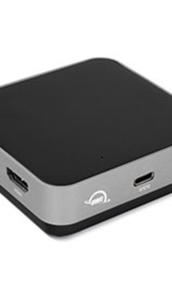OWC USB-C TRAVEL DOCK 2.0 (太空灰) USB-C、USB-A、SD Card、HDMI 隨身 USB-C 多功能擴充座 *線材可收藏至底部收納槽*