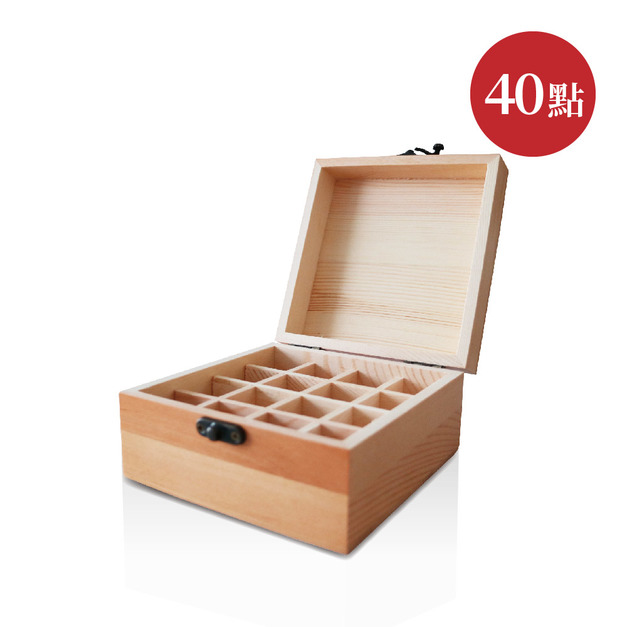 【紅利兌換】精油收納木盒 - 16格裝(大)