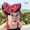 蓓蕾斯鐸【雙層舒適大蝴蝶結髮圈-紅】