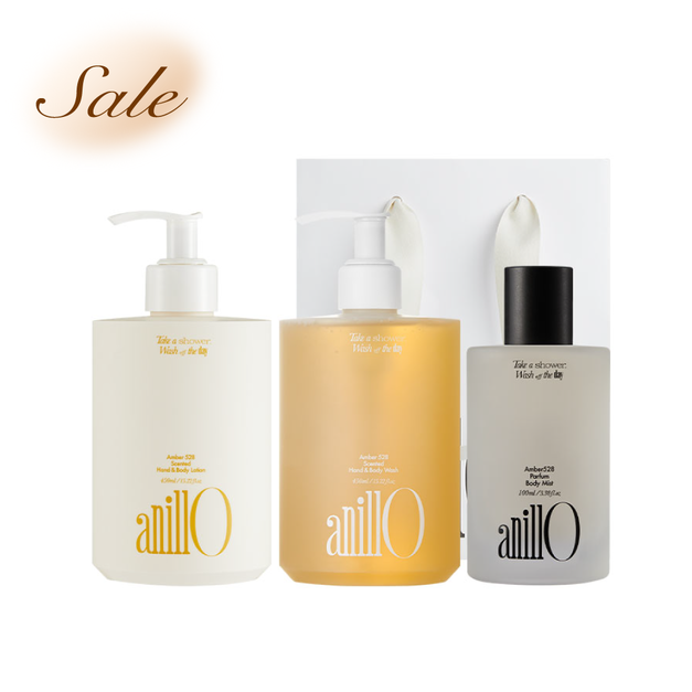 琥珀528 沐浴潤膚噴霧三件組