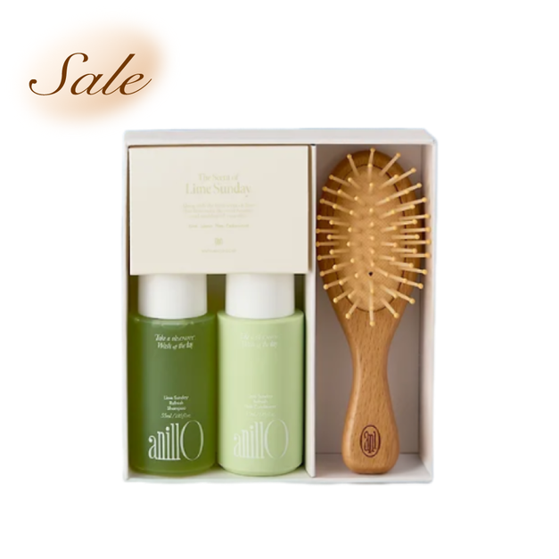 【控油護理】青檸週日 修護髮梳組合