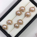 點綴珍珠針式耳環