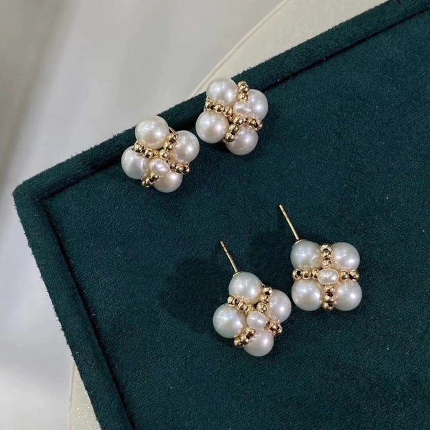 菱形耳針式耳環